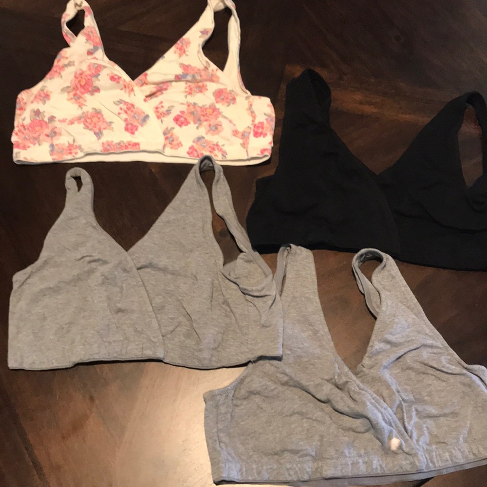 Bundle of 4 Motherhood wrap sleep nursing bra